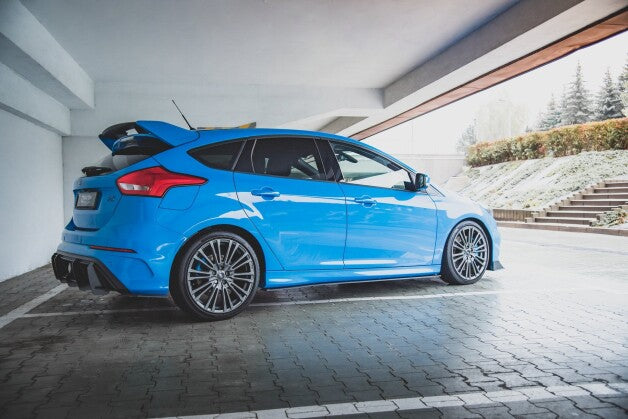 Seitenschweller Ansatz (Paar) passend für Ford Focus RS Mk3 roter Kern