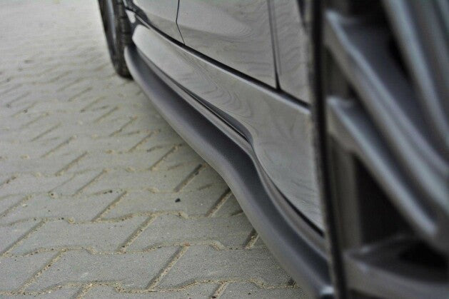 Seitenschweller Ansatz (Paar) passend für Ford Focus RS Mk3 schwarz Hochglanz