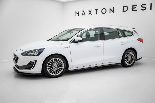 Seitenschweller Ansatz (Paar) passend für Ford Focus Vignale Mk4 schwarz Hochglanz