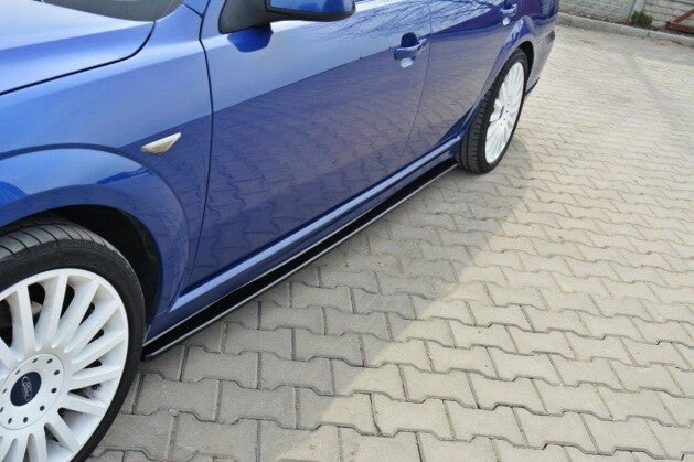 Seitenschweller Ansatz (Paar) passend für Ford Mondeo Mk3 ST220 schwarz Hochglanz