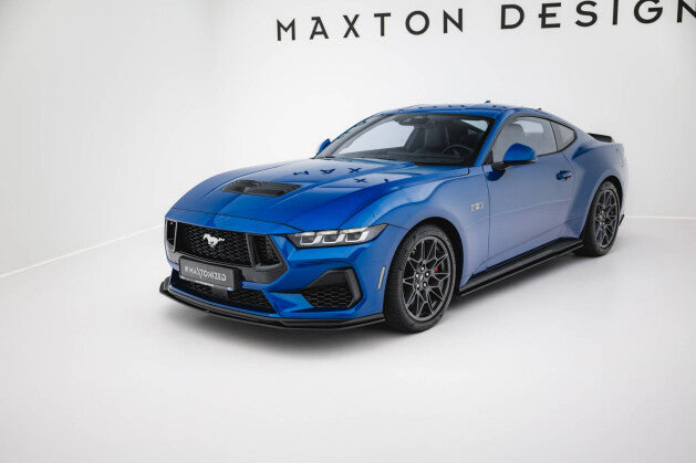 Seitenschweller Ansatz (Paar) passend für Ford Mustang Dark Horse Mk7 schwarz matt