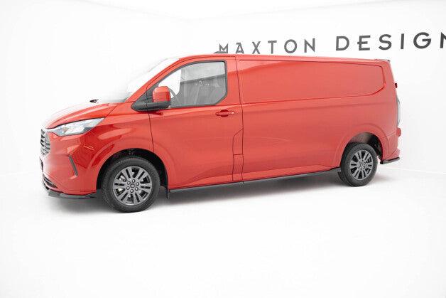 Seitenschweller Ansatz (Paar) passend für Ford Transit Custom L2 / Tourneo Custom L2 Mk2 schwarz Hochglanz