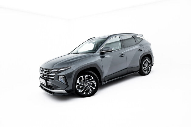 Seitenschweller Ansatz (Paar) passend für Hyundai Tucson Mk4 FL schwarz Hochglanz