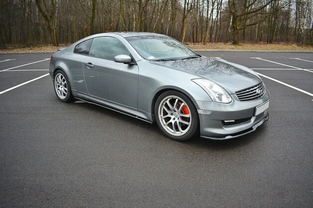 Seitenschweller Ansatz (Paar) passend für INFINITI G35 Coupe schwarz matt