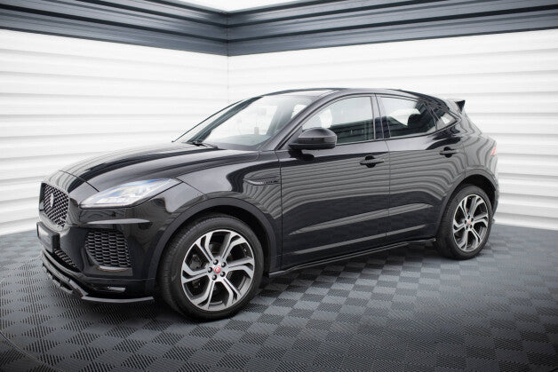 Seitenschweller Ansatz (Paar) passend für Jaguar E-Pace R-Dynamic Mk1 schwarz Hochglanz
