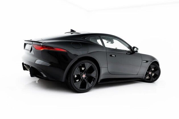 Seitenschweller Ansatz (Paar) passend für Jaguar F-Type X152 Facelift 2 schwarz matt