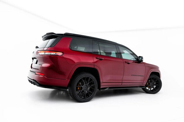 Seitenschweller Ansatz (Paar) passend für Jeep Grand Cherokee L Mk5 schwarz Hochglanz
