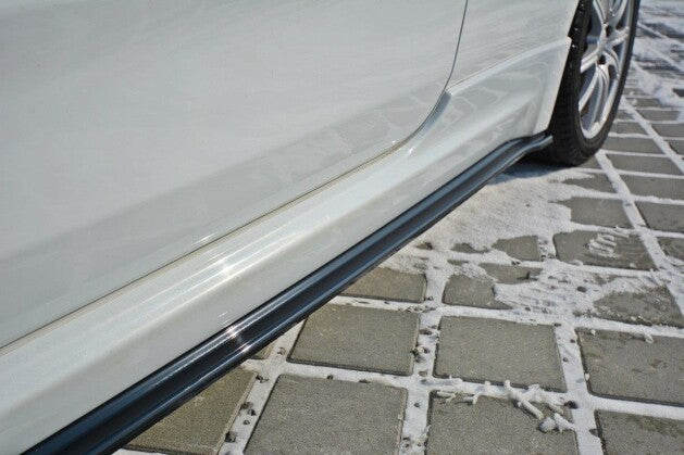 Seitenschweller Ansatz (Paar) passend für Kia Ceed GT MK2 schwarz Hochglanz