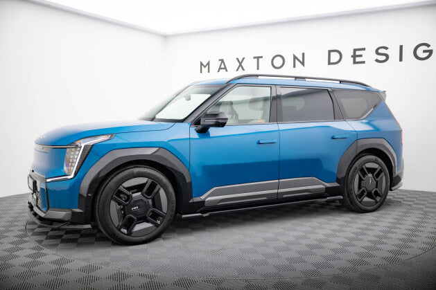 Seitenschweller Ansatz (Paar) passend für Kia EV9 GT-Line Mk1 schwarz Hochglanz