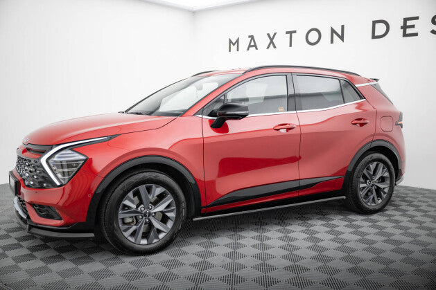 Seitenschweller Ansatz (Paar) passend für Kia Sportage GT-Line Mk5 schwarz Hochglanz