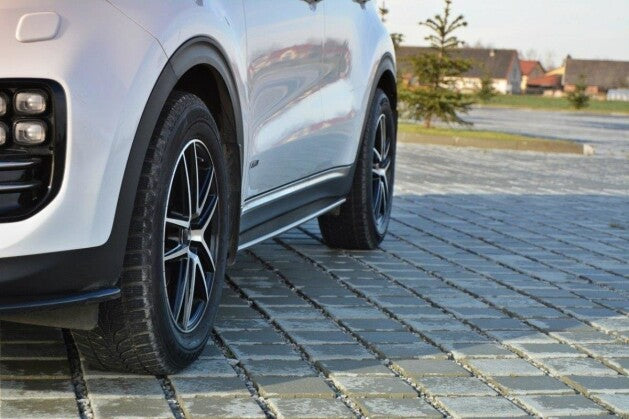 Seitenschweller Ansatz (Paar) passend für Kia Sportage mk4 GT-Line Carbon Look