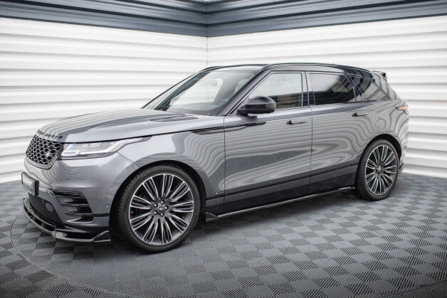 Seitenschweller Ansatz (Paar) passend für Land Rover Range Rover Velar R-Dynamic Mk1 schwarz Hochglanz