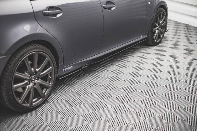 Seitenschweller Ansatz (Paar) passend für Lexus GS F Sport Mk4(L10) schwarz Hochglanz