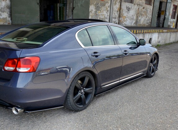 Seitenschweller Ansatz (Paar) passend für Lexus GS Mk3 schwarz Hochglanz