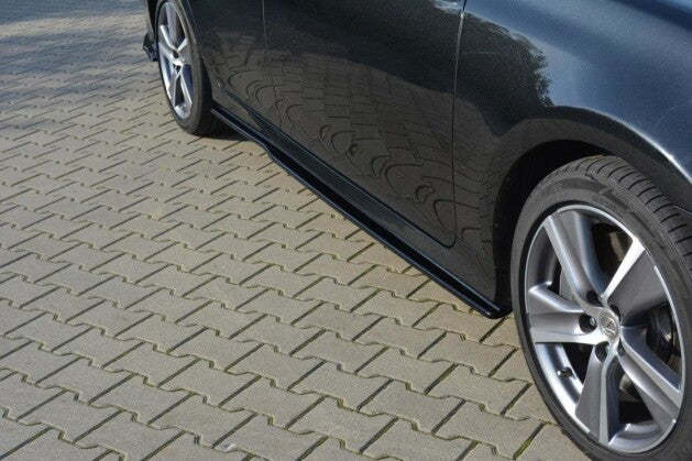 Seitenschweller Ansatz (Paar) passend für Lexus GS Mk4 FL schwarz Hochglanz
