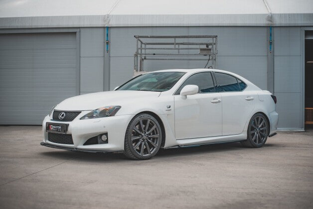 Seitenschweller Ansatz (Paar) passend für Lexus IS F Mk2 schwarz matt