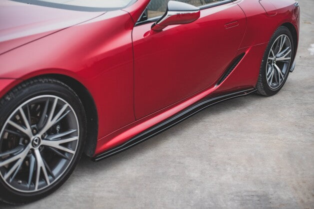 Seitenschweller Ansatz (Paar) passend für Lexus LC 500 Carbon Look
