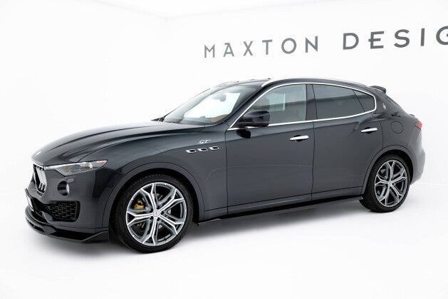 Seitenschweller Ansatz (Paar) passend für Maserati Levante GT Mk1 FL schwarz Hochglanz