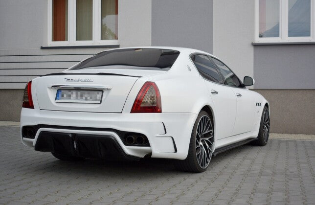 Seitenschweller Ansatz (Paar) passend für Maserati Quattroporte Mk5 FL schwarz Hochglanz