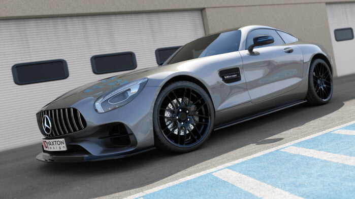 Seitenschweller Ansatz (Paar) passend für Mercedes-AMG GT / GT S C190 FL schwarz Hochglanz