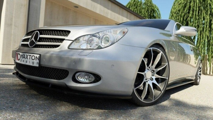Seitenschweller Ansatz (Paar) passend für Mercedes CLS C219 schwarz Hochglanz