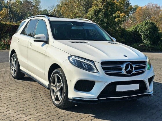 Seitenschweller Ansatz (Paar) passend für Mercedes GLE W166 AMG-Line schwarz Hochglanz