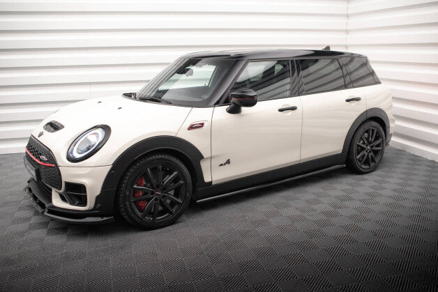 Seitenschweller Ansatz (Paar) passend für Mini Cooper Clubman John Cooper Works F54 FL schwarz Hochglanz