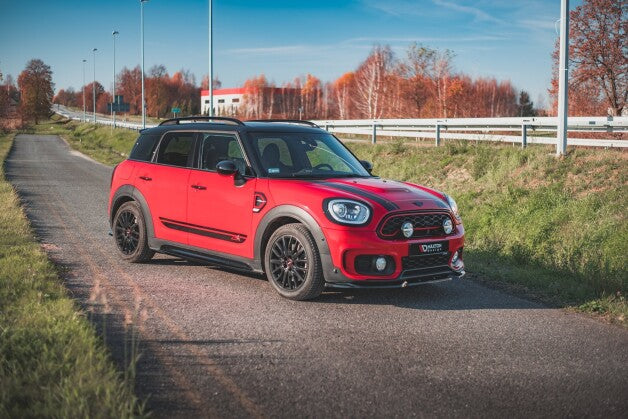 Seitenschweller Ansatz (Paar) passend für Mini Countryman Mk2 F60 JCW schwarz Hochglanz