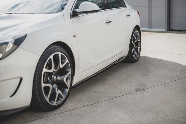 Seitenschweller Ansatz (Paar) passend für Opel Insignia Mk. 1 OPC schwarz Hochglanz