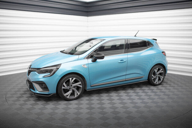 Seitenschweller Ansatz (Paar) passend für Renault Clio R.S. Line Mk5 schwarz Hochglanz