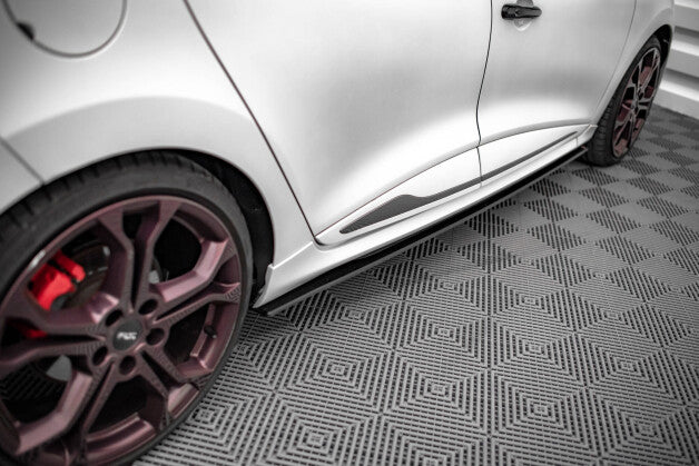 Seitenschweller Ansatz (Paar) passend für Renault Clio RS Mk4 roter Kern