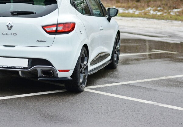 Seitenschweller Ansatz (Paar) passend für Renault Clio RS Mk4 schwarz Hochglanz