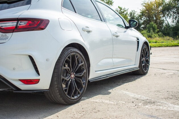 Seitenschweller Ansatz (Paar) passend für Renault Megane IV RS Carbon Look