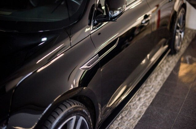 Seitenschweller Ansatz (Paar) passend für Renault Talisman schwarz Hochglanz