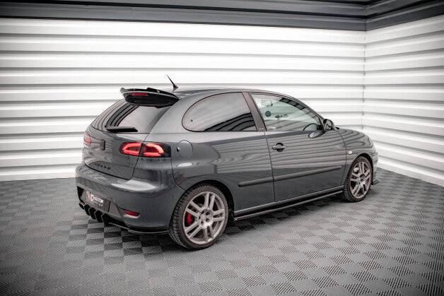 Seitenschweller Ansatz (Paar) passend für Seat Ibiza CUPRA Mk3 schwarz Hochglanz