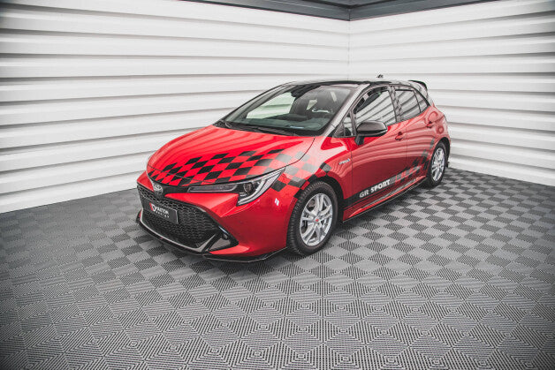 Seitenschweller Ansatz (Paar) passend für Toyota Corolla GR Sport Hatchback XII schwarz Hochglanz