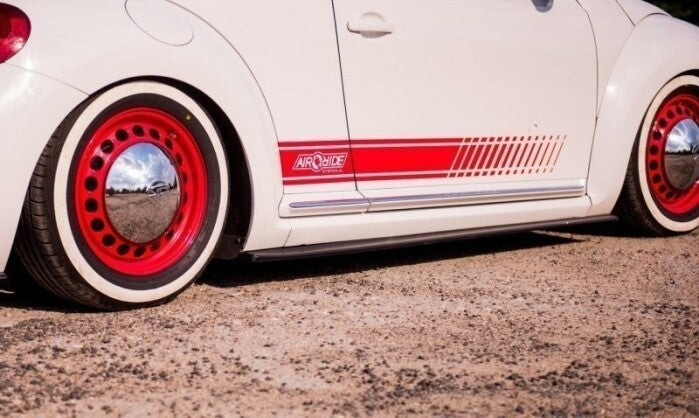 Seitenschweller Ansatz (Paar) passend für VW Beetle schwarz Hochglanz