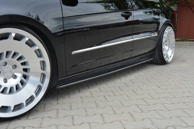 Seitenschweller Ansatz (Paar) passend für VW Passat CC Standard schwarz Hochglanz