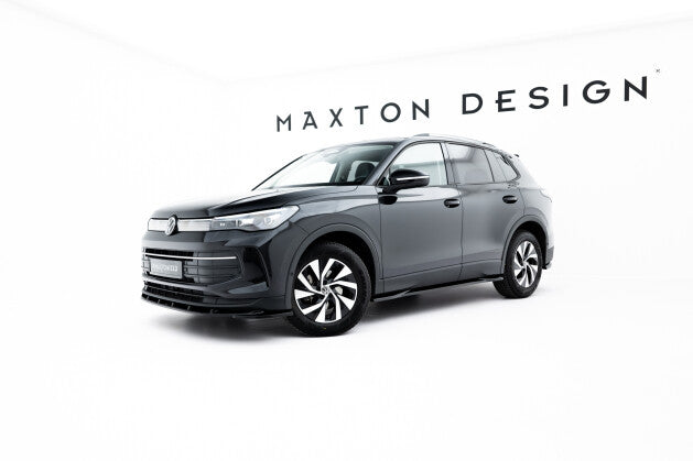 Seitenschweller Ansatz (Paar) passend für VW Tiguan Mk3 schwarz Hochglanz