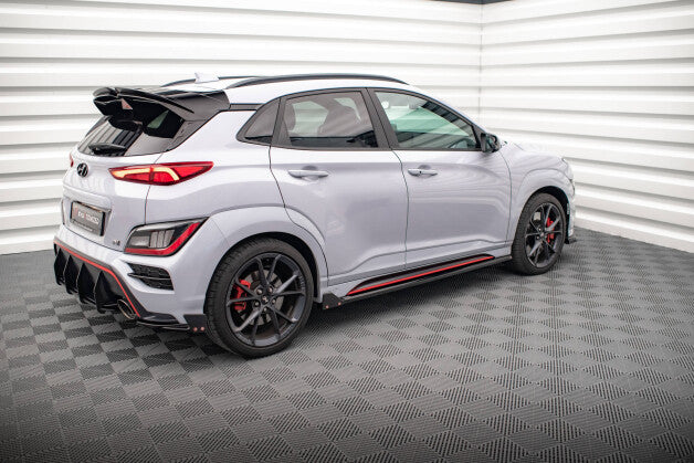 Seitenschweller Ansatz (Paar) V.1 + Flaps passend für Hyundai Kona N Mk1