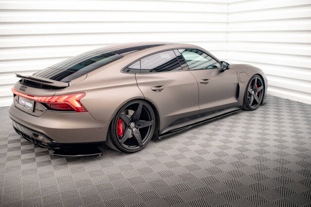 Seitenschweller Ansatz (Paar) V.1 passend für Audi e-Tron GT / RS GT Mk1 schwarz Hochglanz