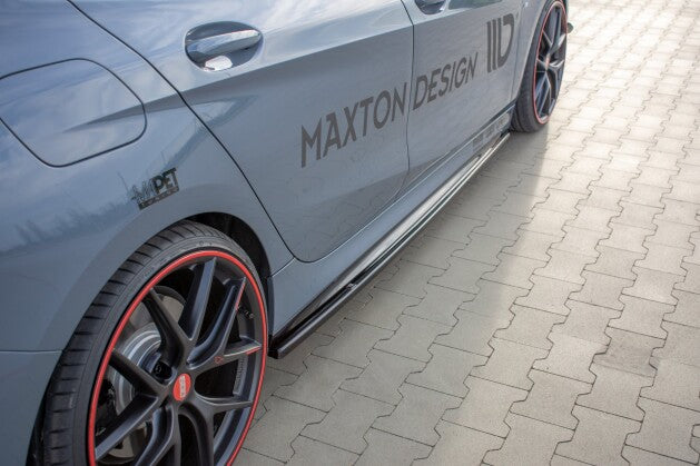 Seitenschweller Ansatz (Paar) V.1 passend für BMW 1er F40 M-Paket/ M135i Carbon Look