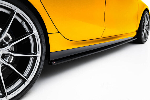 Seitenschweller Ansatz (Paar) V.1 passend für BMW 1er M-Paket F70 schwarz Hochglanz