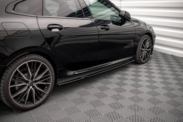 Seitenschweller Ansatz (Paar) V.1 passend für BMW 2 Gran Coupe M-Paket / M235i F44 schwarz Hochglanz