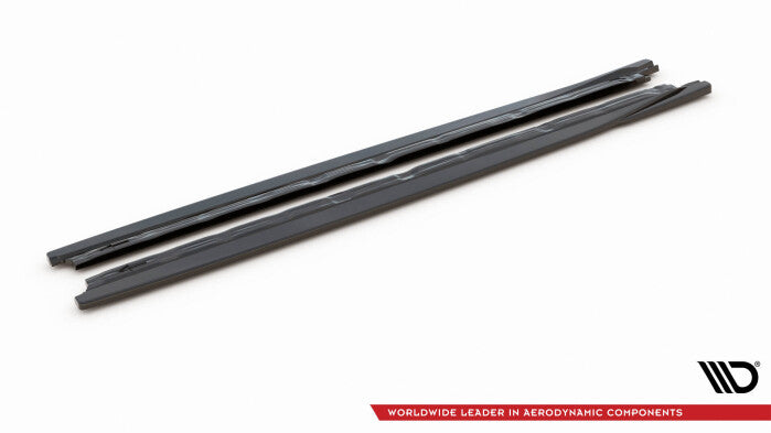 Seitenschweller Ansatz (Paar) V.1 passend für CUPRA Formentor Mk1 FL schwarz Hochglanz