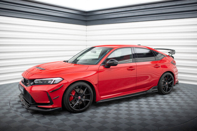 Seitenschweller Ansatz (Paar) V.1 passend für Honda Civic Type-R Mk 11 schwarz Hochglanz