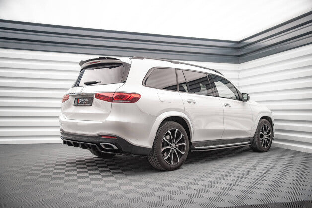 Seitenschweller Ansatz (Paar) V.1 passend für Mercedes GLS AMG-Line X167 schwarz Hochglanz