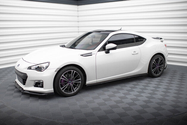 Seitenschweller Ansatz (Paar) V.1 passend für Subaru BRZ Mk1 / Mk1 FL / Toyota GT86 FL schwarz Hochglanz