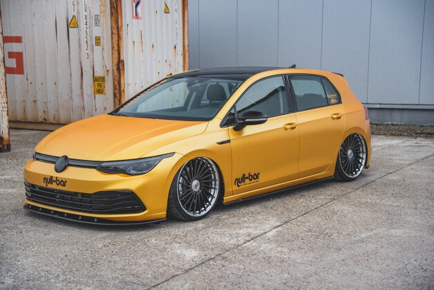 Seitenschweller Ansatz (Paar) V.1 passend für VW Golf Mk8 schwarz Hochglanz