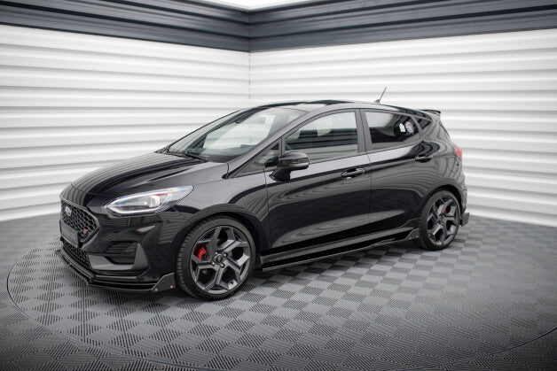 Seitenschweller Ansatz (Paar) V.2 + Flaps passend für Ford Fiesta ST / ST-Line
